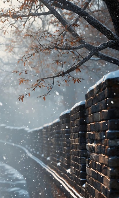 萬(wàn)物裹冬色，山河添新景